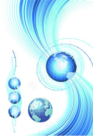 2款地球主题矢量素材