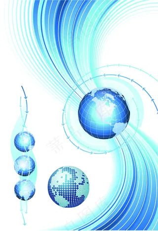 2款地球主题矢量素材