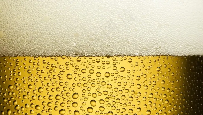 啤酒特写图片
