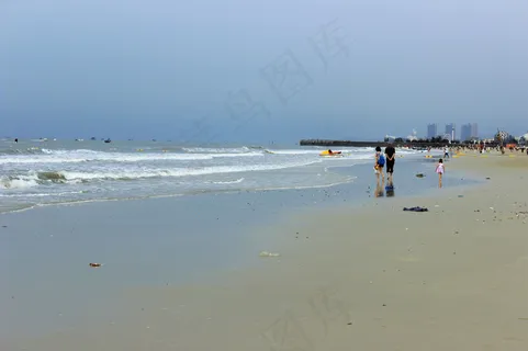 海滩散步图片 海滩散步图片