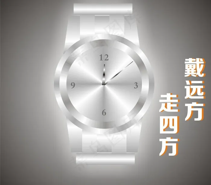 手表图片cdr矢量模版下载