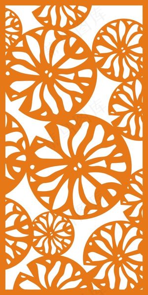 矢量镂空花纹边框底纹
