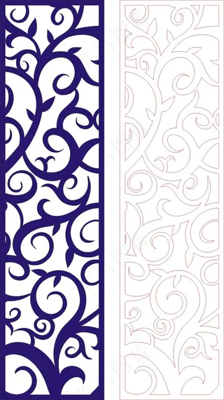 矢量镂空花纹边框底纹欧式