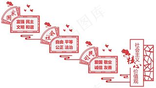 楼梯廉政文化墙图片
