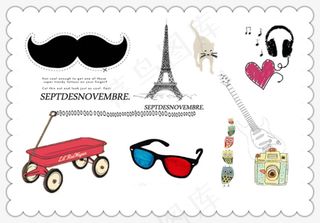 网页装饰美化素材png