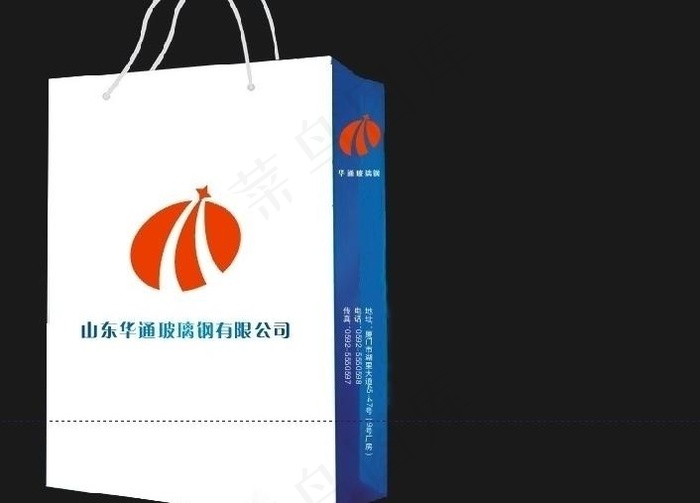 小尺寸手提袋版面简单图片cdr矢量模版下载