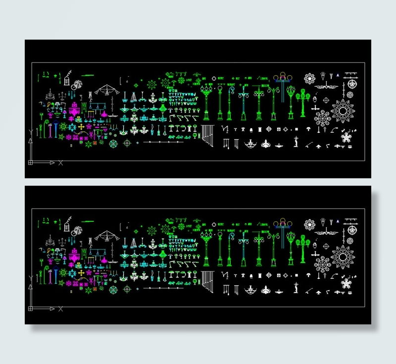 灯具大全CAD模型