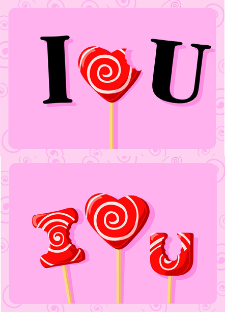 情人节心形糖果