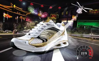 创意慢跑鞋广告