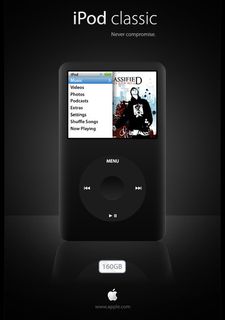 写实apple ipod psd素...