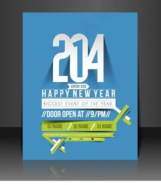 2014创意新年海报