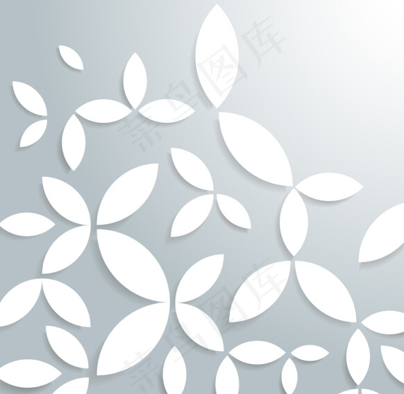 手绘花卉背景墙