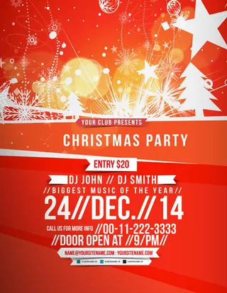 2014新年海报设计矢量素材-2