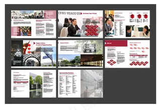 投资集团企业公司画册设计模板图片下...