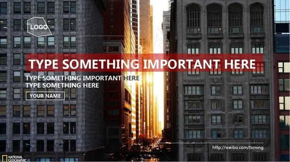 欧美扁平全图型大气商务模板(动态...