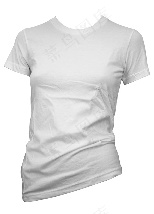 女款空白潮流短袖t-shirt模板...(1800X2500(DPI:240))psd模版下载