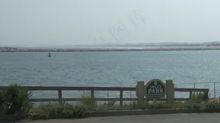 高速船的股票视频在海洋城马里兰入口...