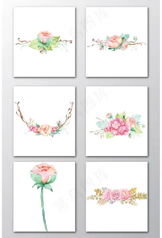 插画花素材