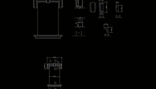 欧式构造 标准窗安装图图片