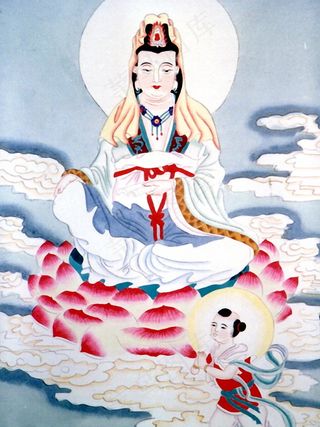 观音佛像 手绘仙佛 佛教文化_00...