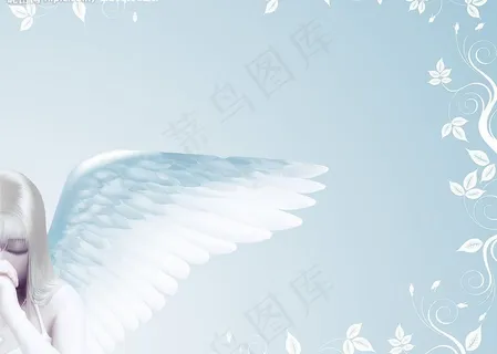 天使花纹图图片 天使花纹图图片