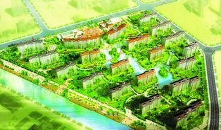 房地产原创鸟瞰图效果图