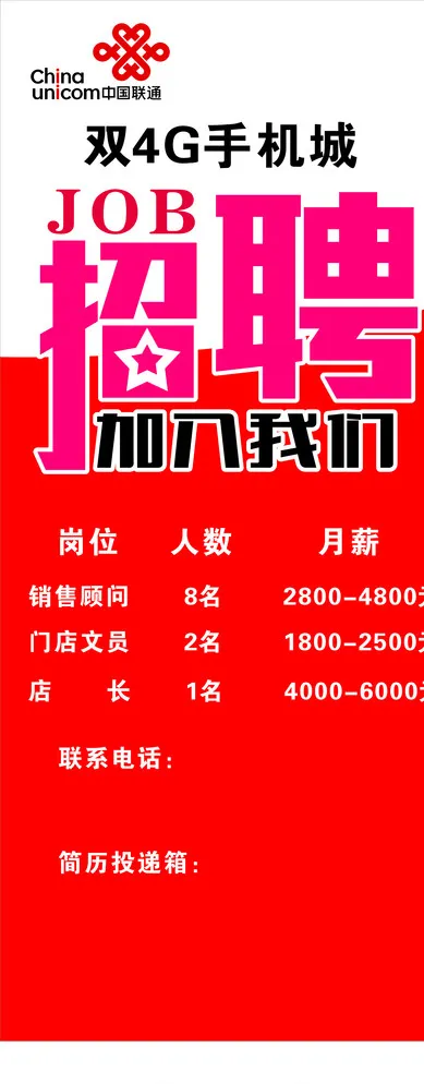 招聘图片cdr矢量模版下载