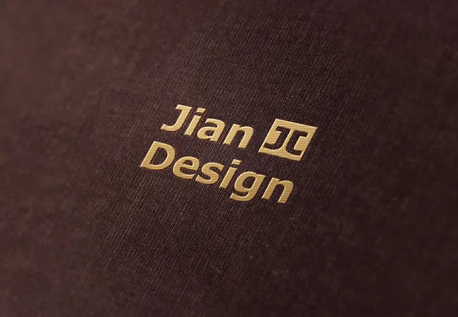 烫金logo模板PSD分层素材