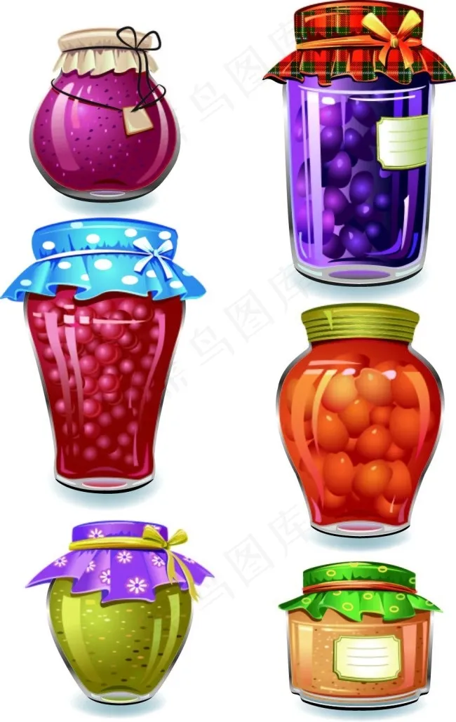 瓶子ai矢量模版下载