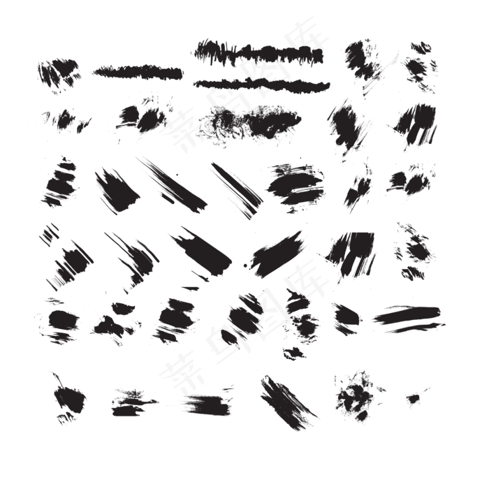 字体毛笔笔刷