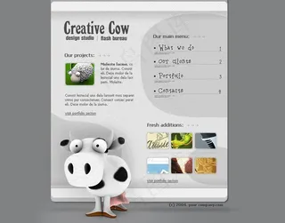 欧美动物网页模板图片