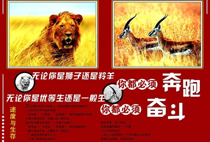 励志教育宣传广告设计图片psd模版下载