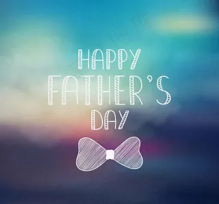 父亲节模糊贺卡矢量素材下载