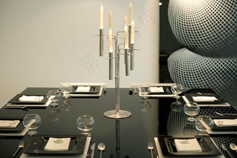 高贵餐厅布局3d效果图