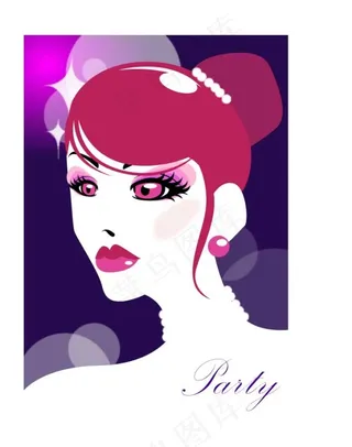 妩媚party女人