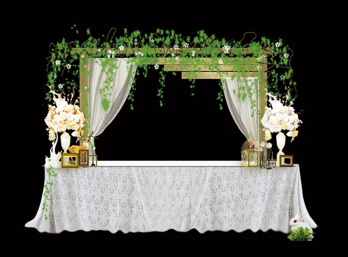 森系签到桌(2835X2268(DPI:72))psd模版下载