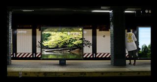 地铁站广告风格相册源文件