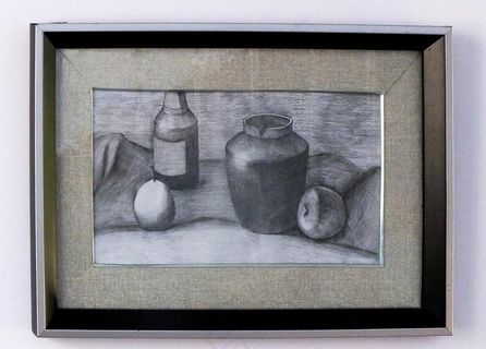 美术展览素描作品图片