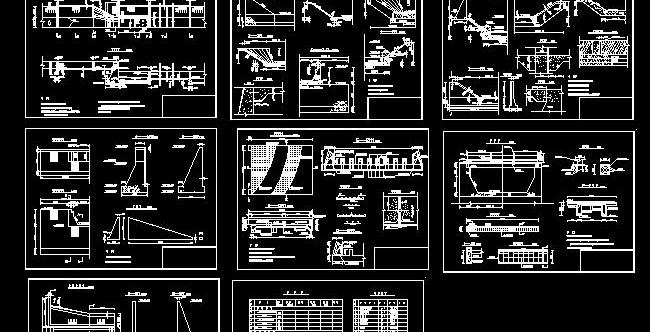 跌水工程图