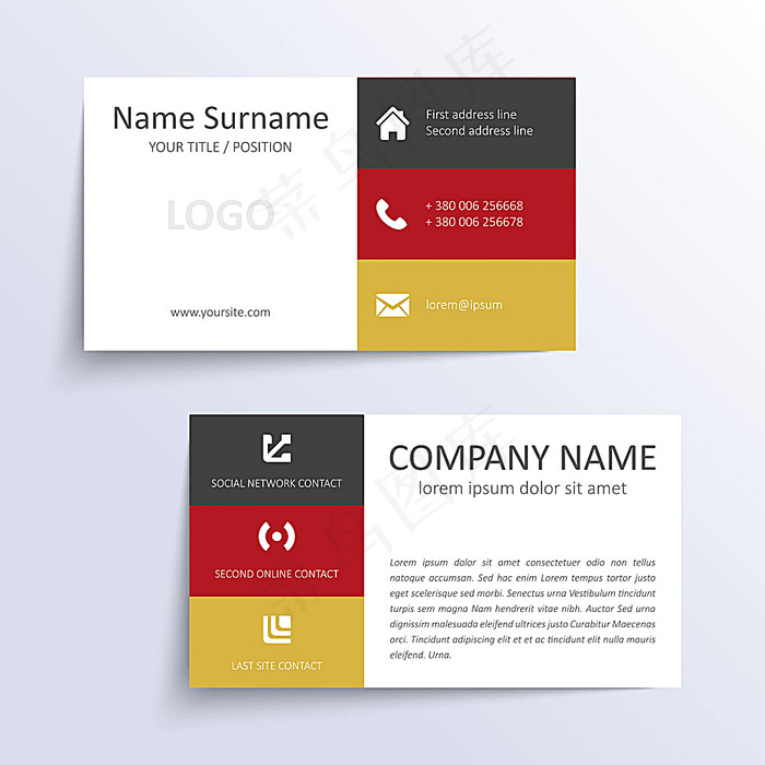 简约公司名片设计