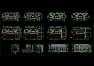 某多层底商住宅楼cad图纸