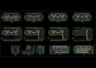 某多层底商住宅楼cad图纸