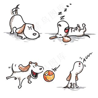 狗狗插画