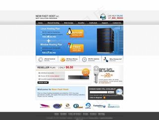 虚拟主机企业网站模板