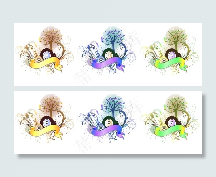 AI现代主义几何图形矢量图