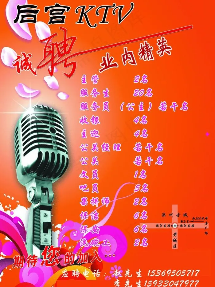 招聘图片psd模版下载