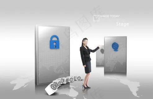 高清PSD分层素材高级白领