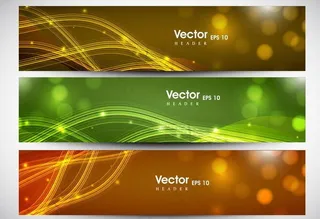 动感光线 横幅图片