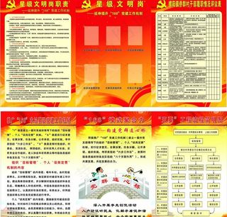 建党制度牌图片