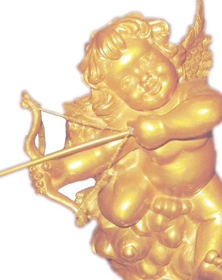 情人节素材 金色的丘比特（抠底）p...